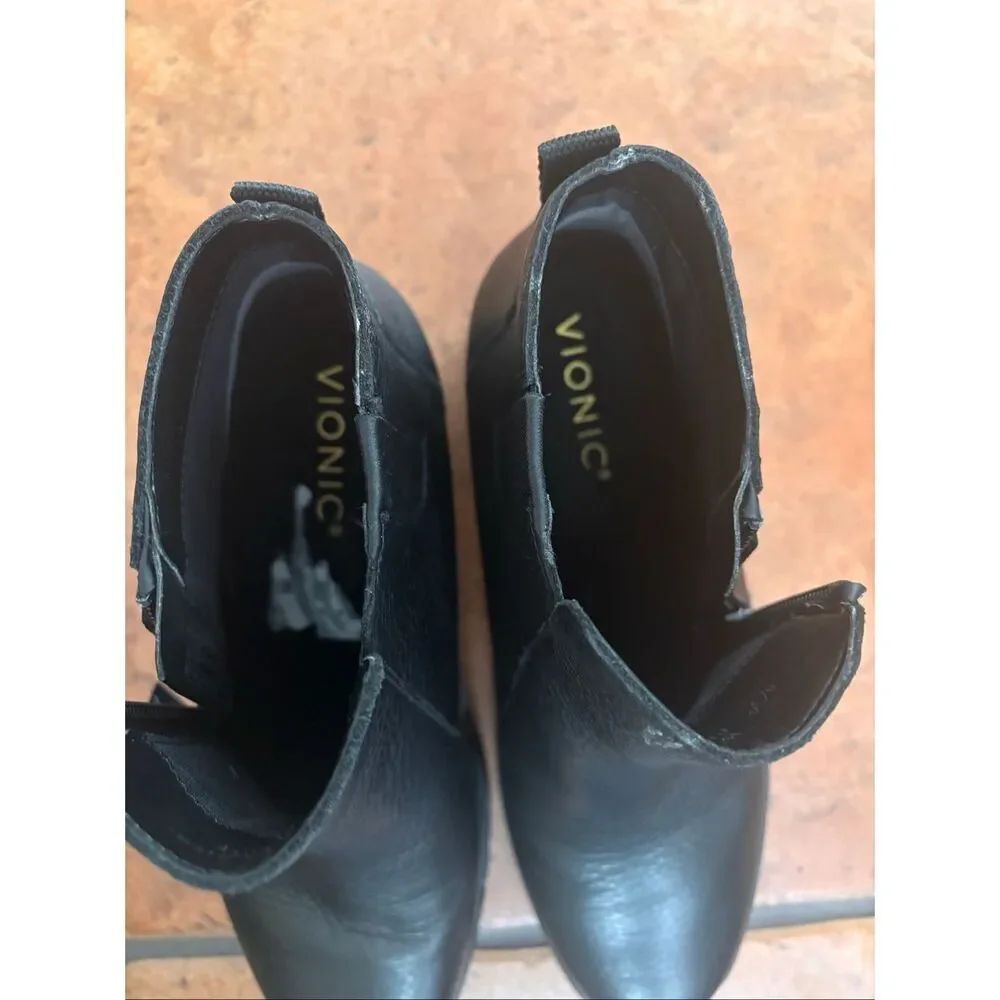 Vionic WeatherProof Black Booties - Picture 7 of 8